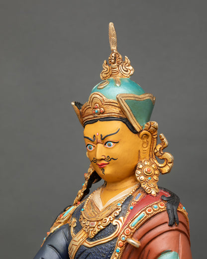 Guru Rinpoche Statue | Authentic Himalayan Spiritual Art