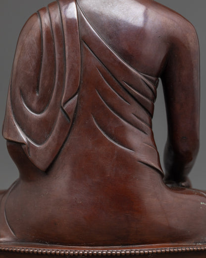 Oxidized Siddhartha Gautama Buddha Sculpture | Tibetan Buddhist Statue