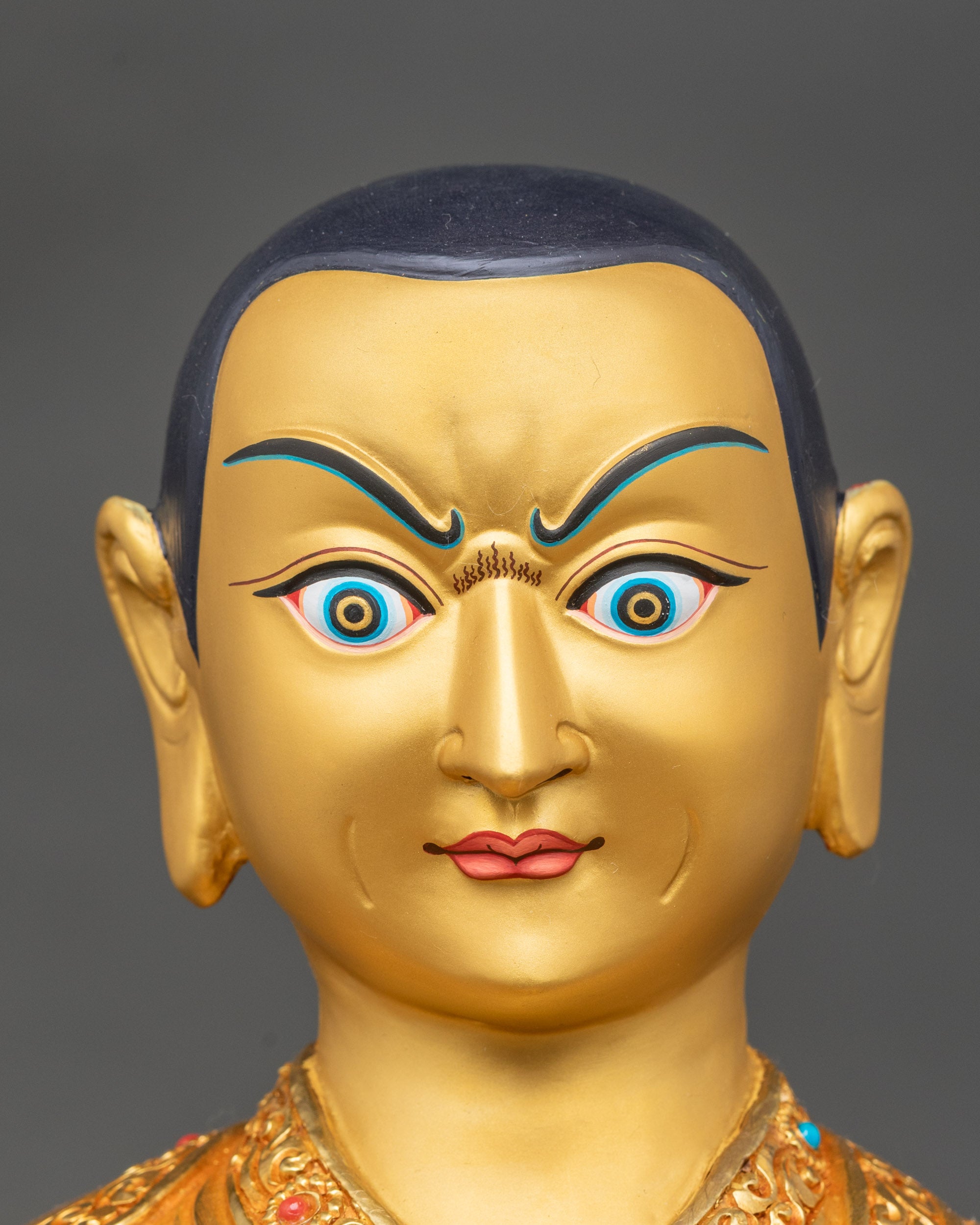 Tsongkhapa Statue Set | Handcrafted Tibetan Buddhist Figurines