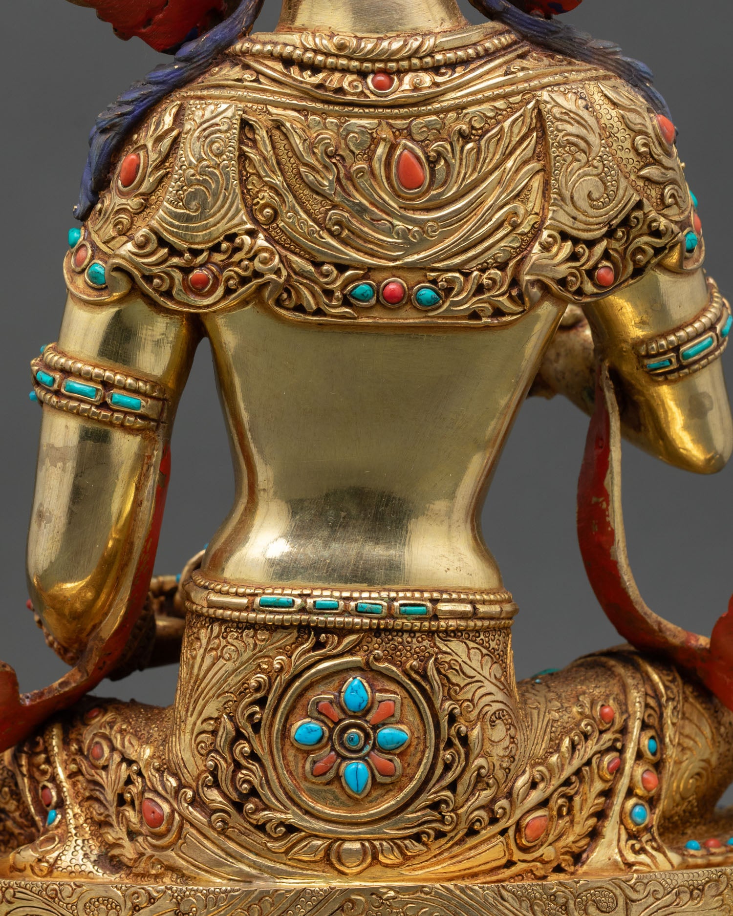 Vajrasattva with Throne – Tibetan Buddhist Statue