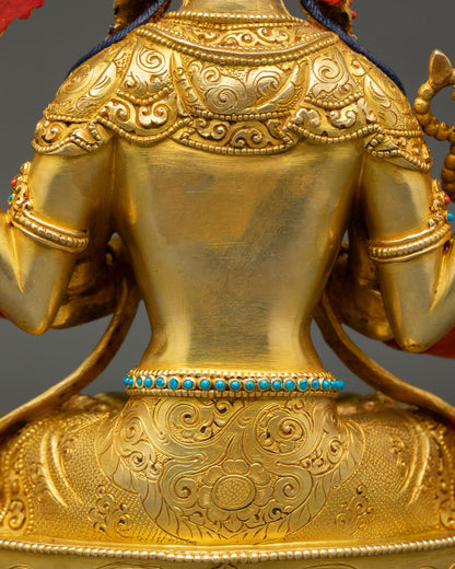 Revered Chenrezig Statue | Vajrayana Buddhist Compassion Icon