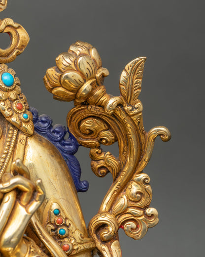 Green Tara Statue – Nepalese Spiritual Artwork