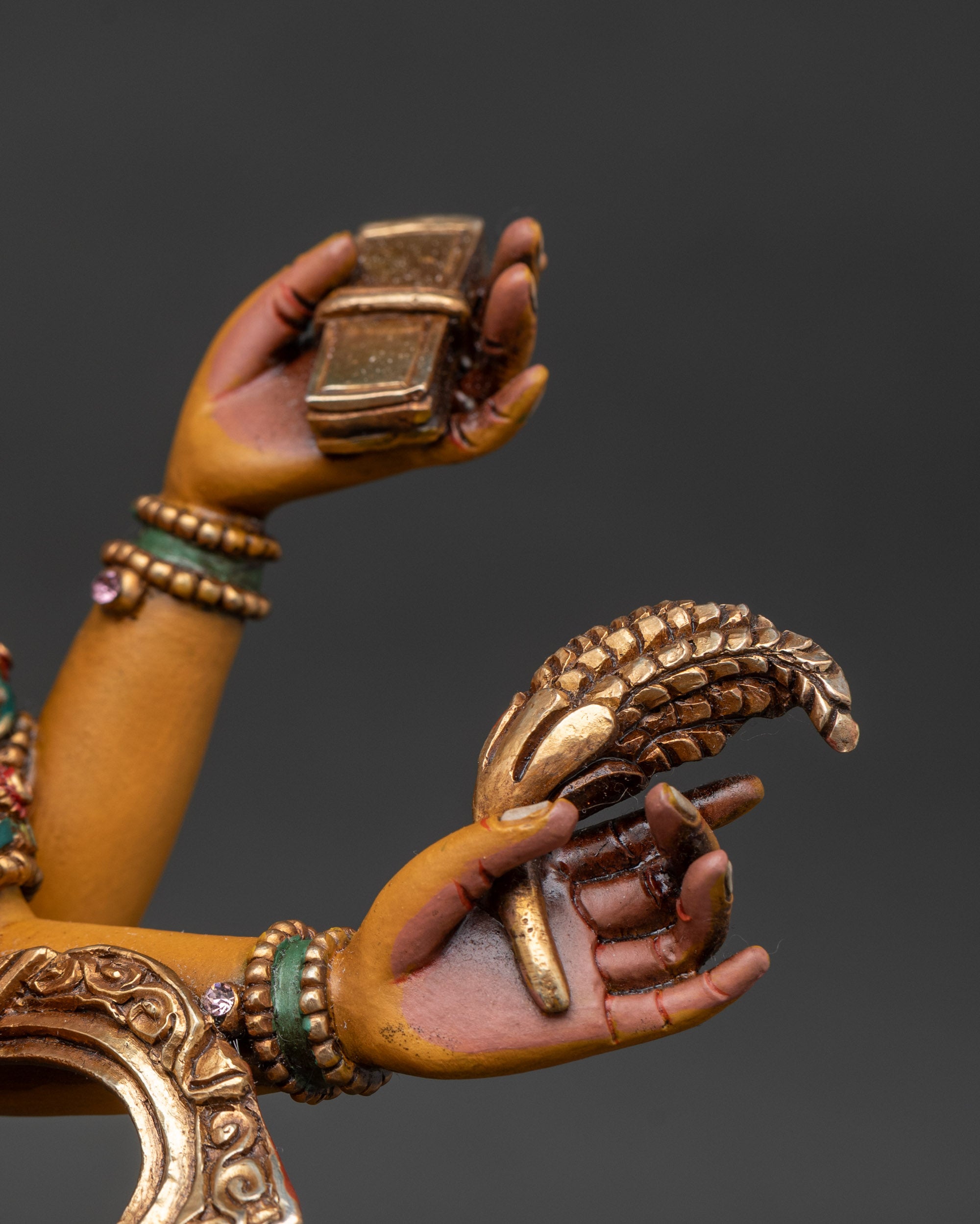 Sacred Vasudhara Statue - Goddess of Prosperity and Blessings