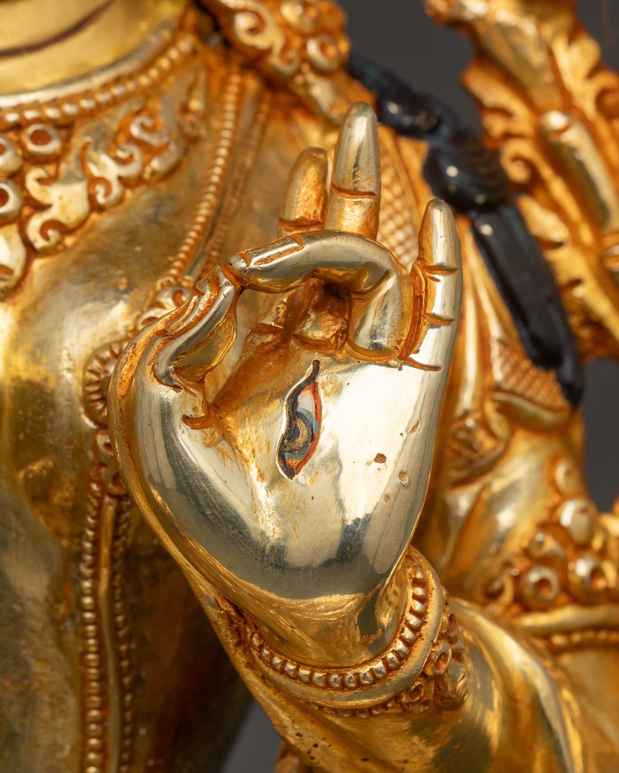 White Tara Statue for Meditation | Handcrafted Nepalese Buddhist Deity