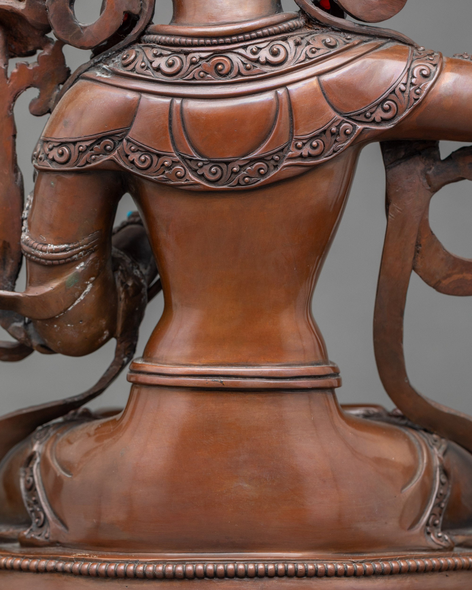 Bodhisattva Manjushri | Authentic Nepalese Oxidized Sculpture