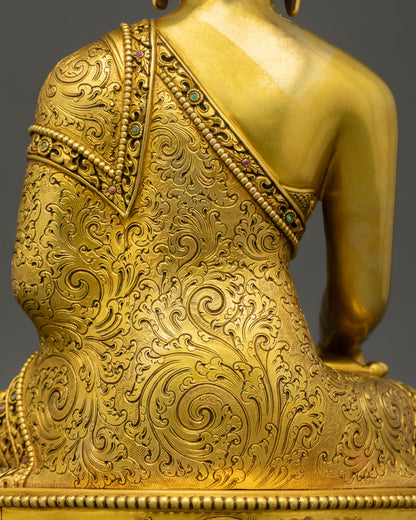 Handcrafted Shakyamuni Buddha Statue | Meditation Decor