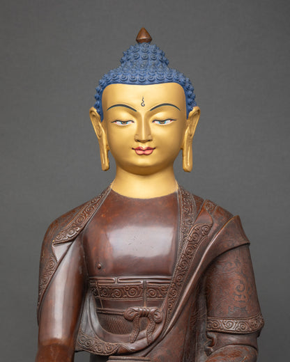 Nepalese Shakyamuni Buddha Statue for Meditation