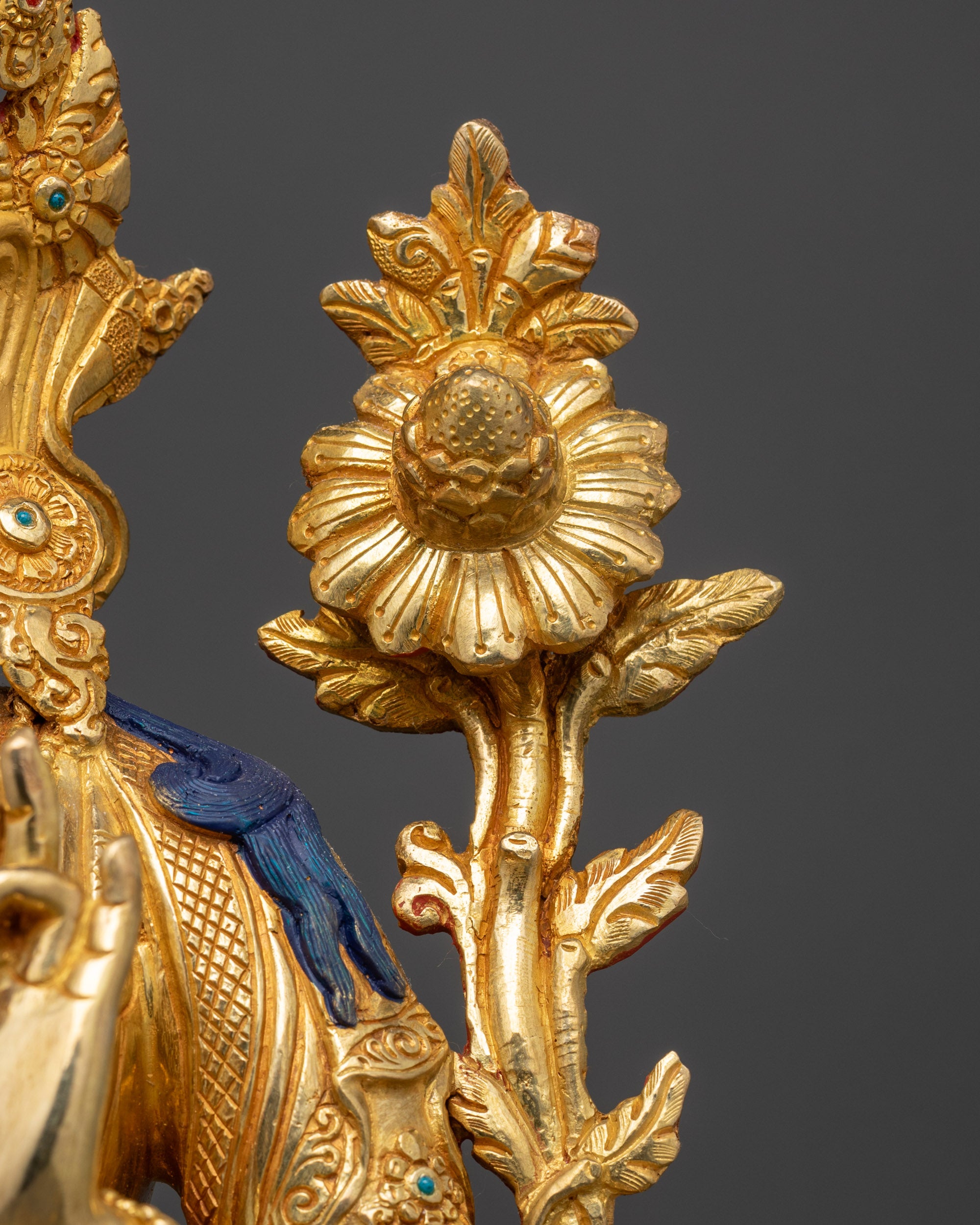 Buddhist Green Tara Statue | Artisan-Crafted Nepalese Meditation Idol