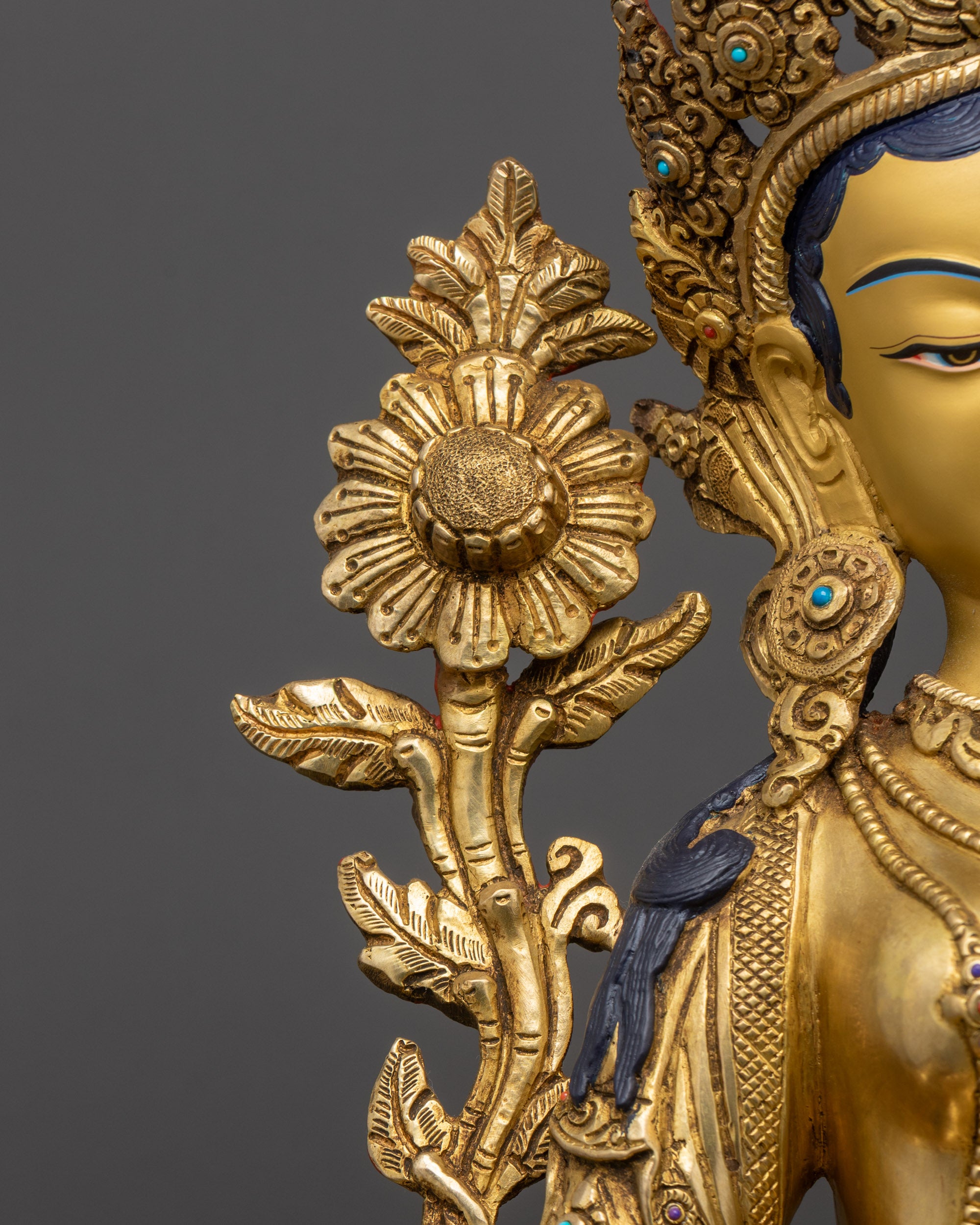18" Meditation Statue of Mother Green Tara | Blessings of Compassion