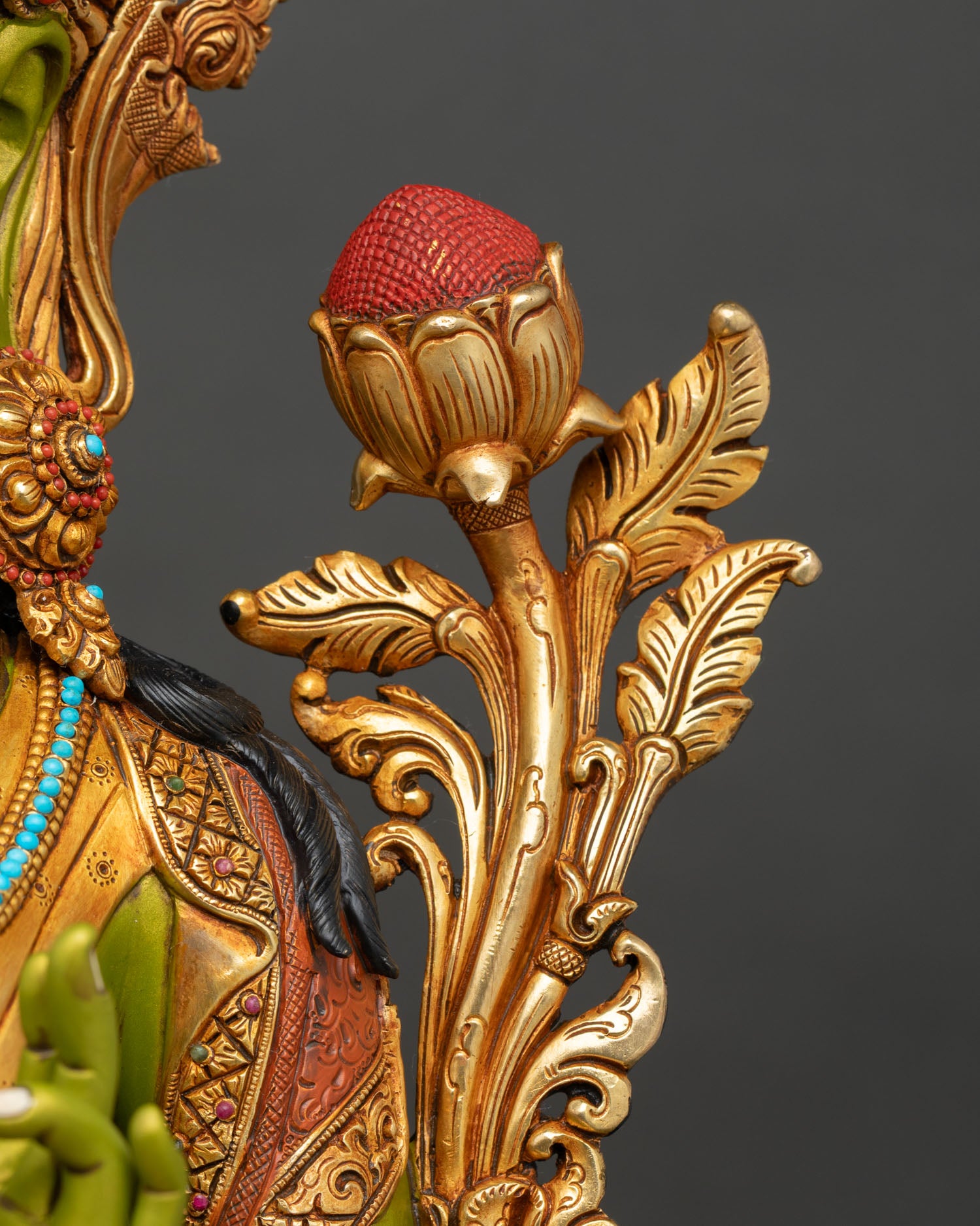 Green Tara Statue