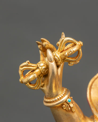 Vajrapani Buddhist Deity Statue | Lord of Thunderbolt Sculpture