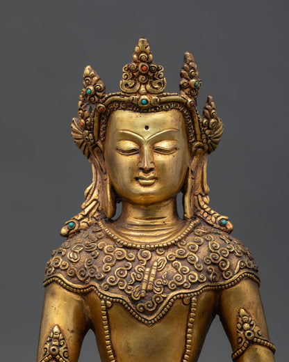 Crown Shakyamuni Buddha Statue