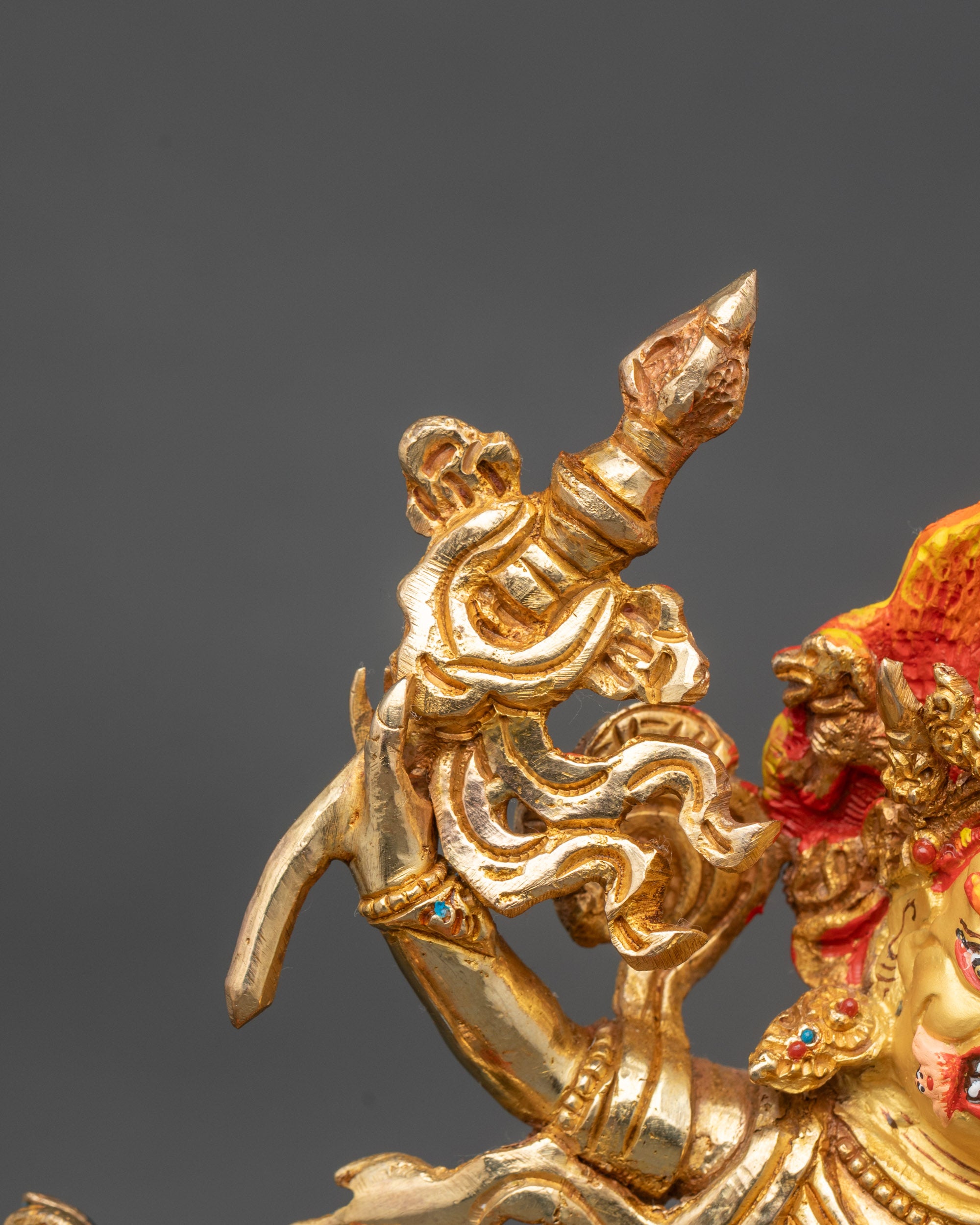 Palden Lhamo Meditation Statue | Nepalese Protector Goddess Idol
