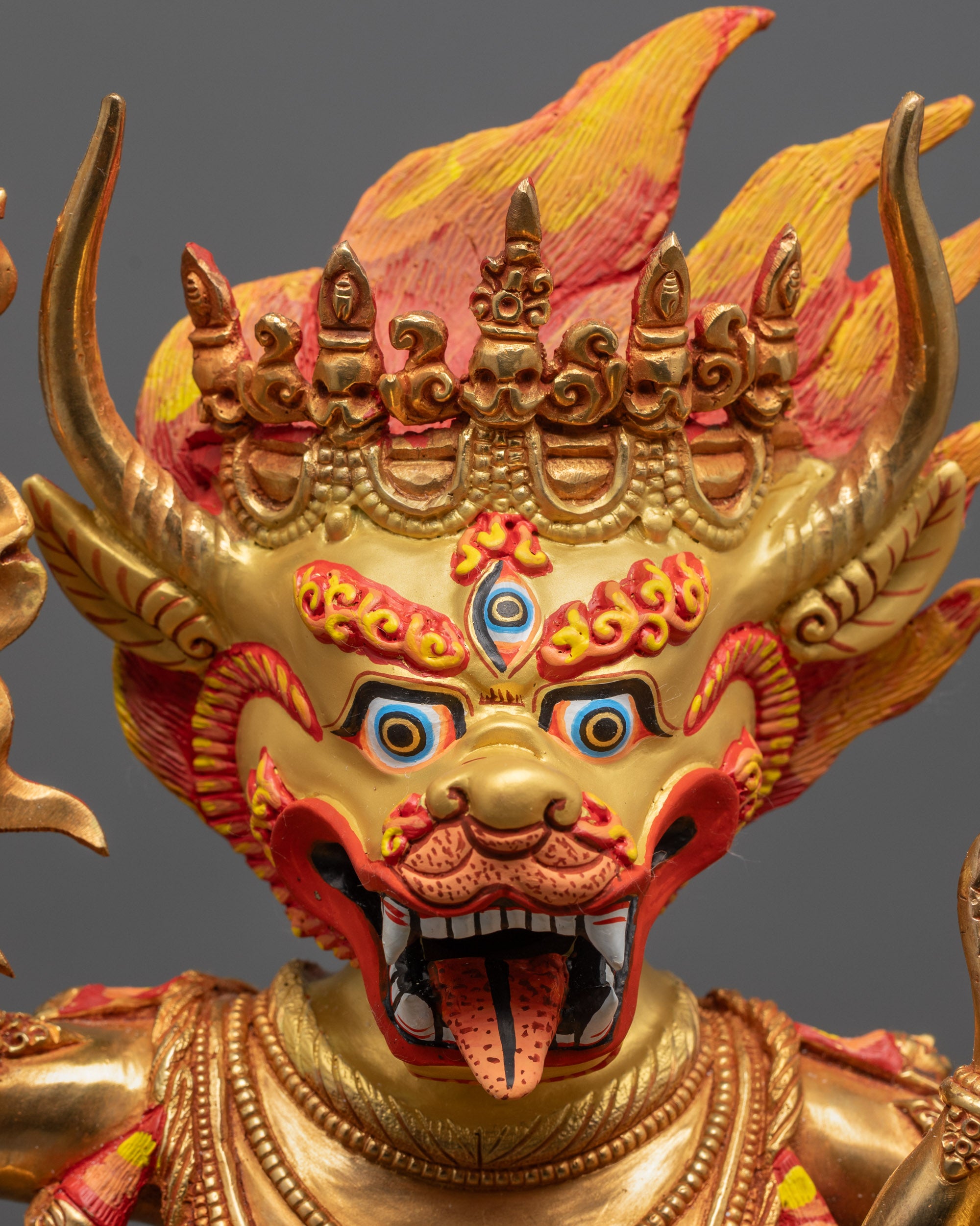 Yamantaka Consort Statue | Wrathful Form of Manjushri