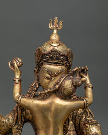Guru Rinpoche With Consert Statue