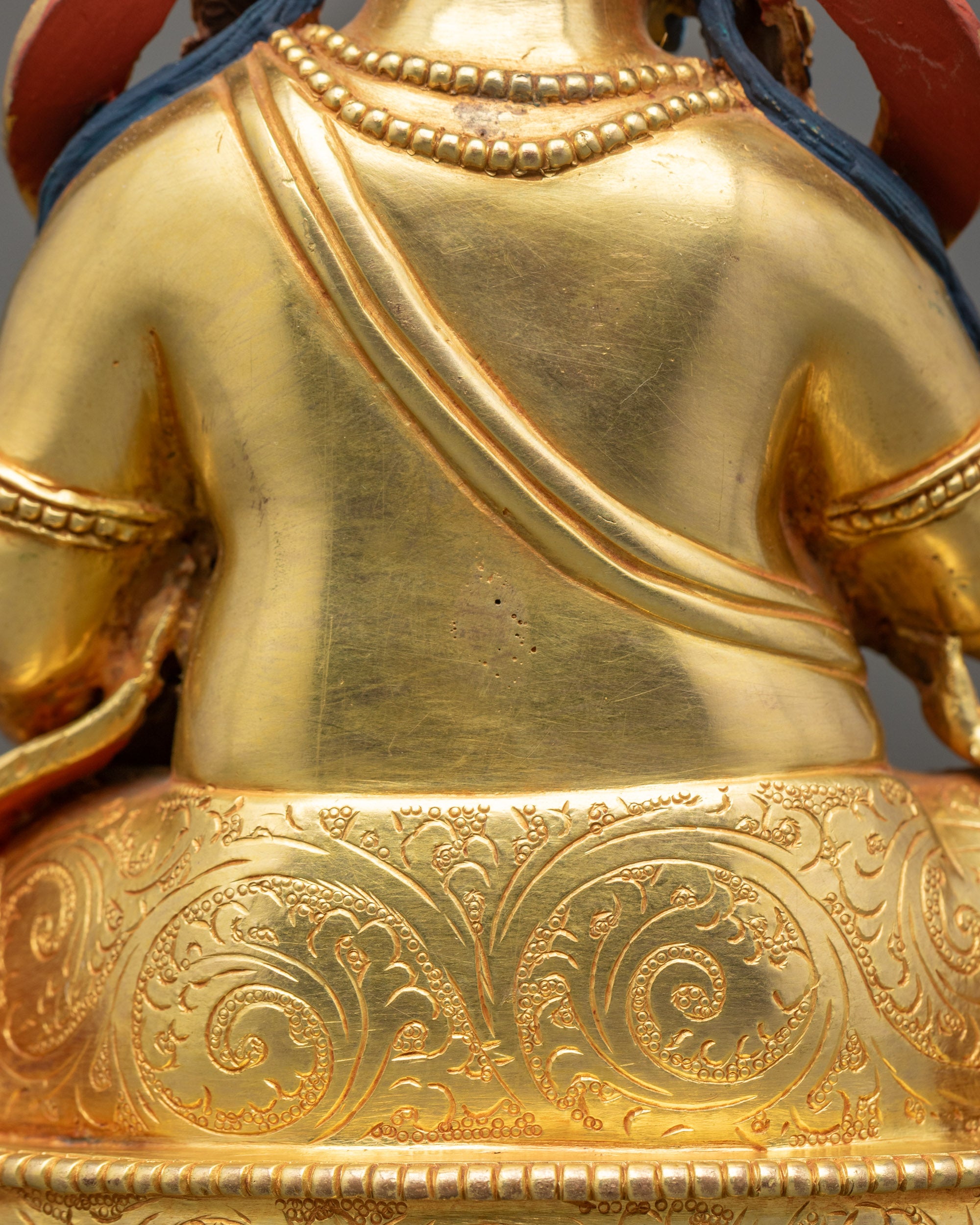 Dzambhala Statue | Tibetan God of Wealth Sculpture from Nepal