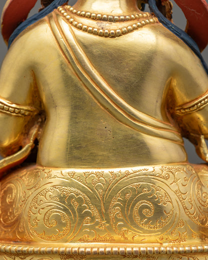 Dzambhala Statue | Tibetan God of Wealth Sculpture from Nepal