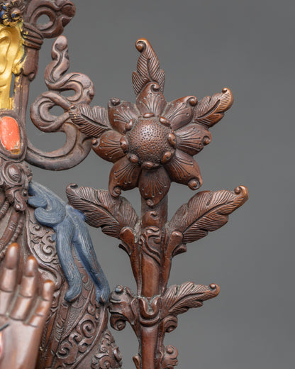 White Tara Goddess Statue | Spiritual Nepalese Artwork