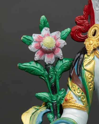 White Tara Statue | Buddhist Sacred Art from Nepal