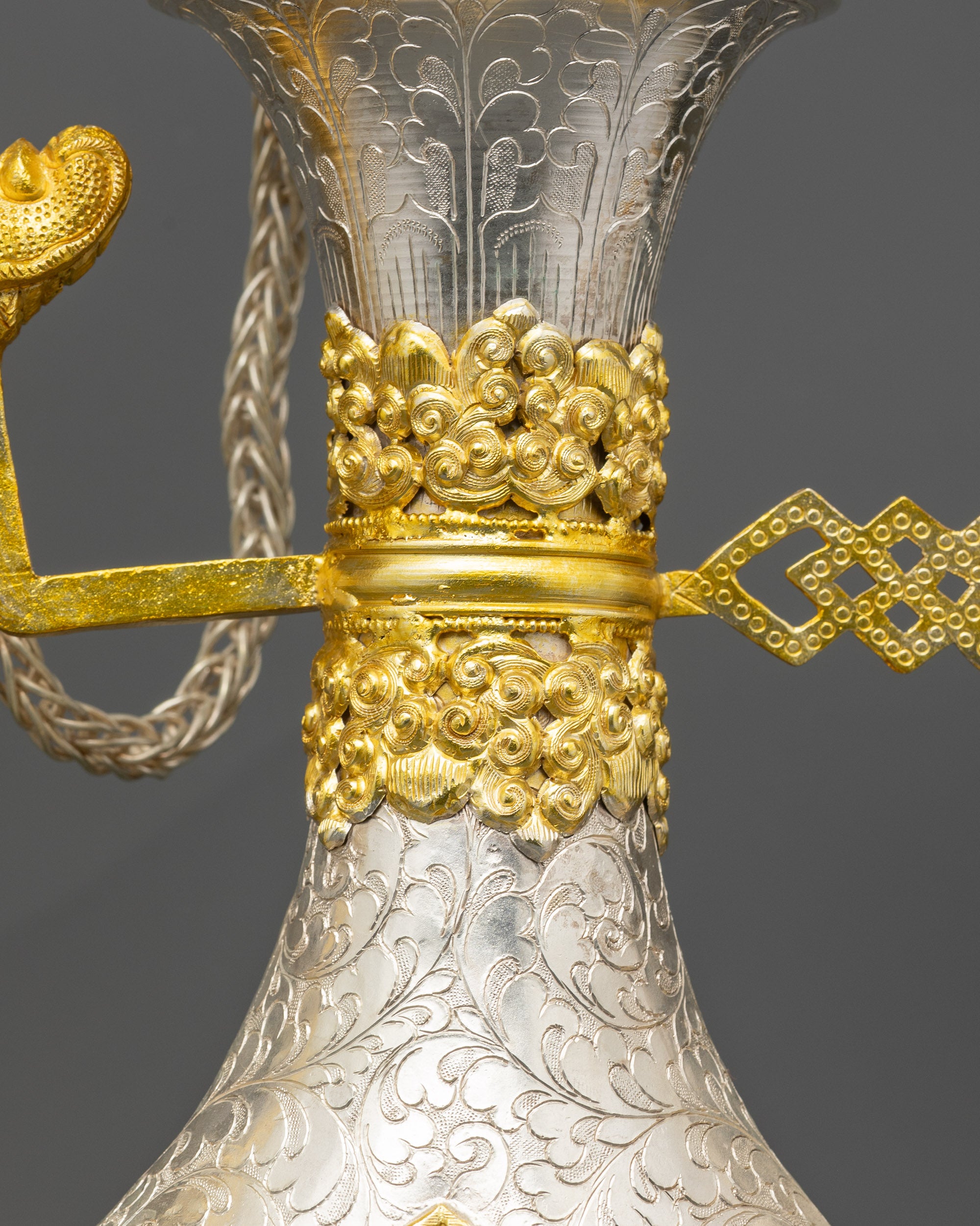 Tea pot Set for Altars | Ritual Vessels with Auspicious Dragon Handles