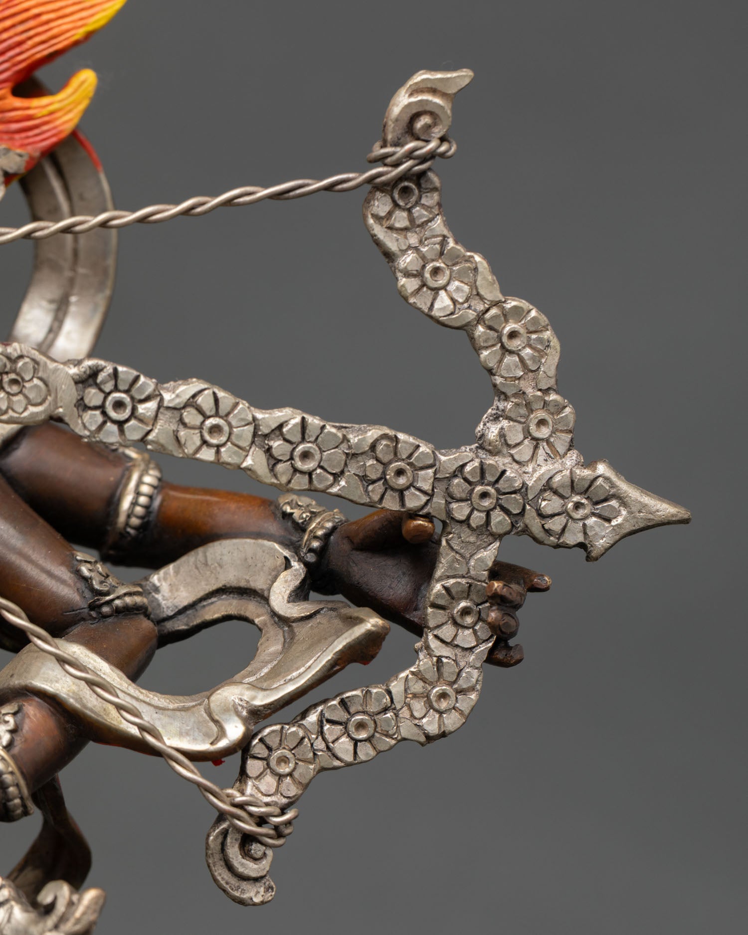 Oxidized Kurukulla Statue | Lost-Wax Copper Buddhist Sculpture