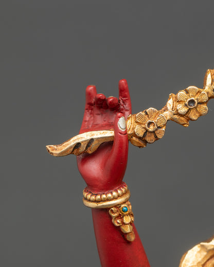 Buddhist Kurukulla Statue | Handcrafted Nepalese Artwork