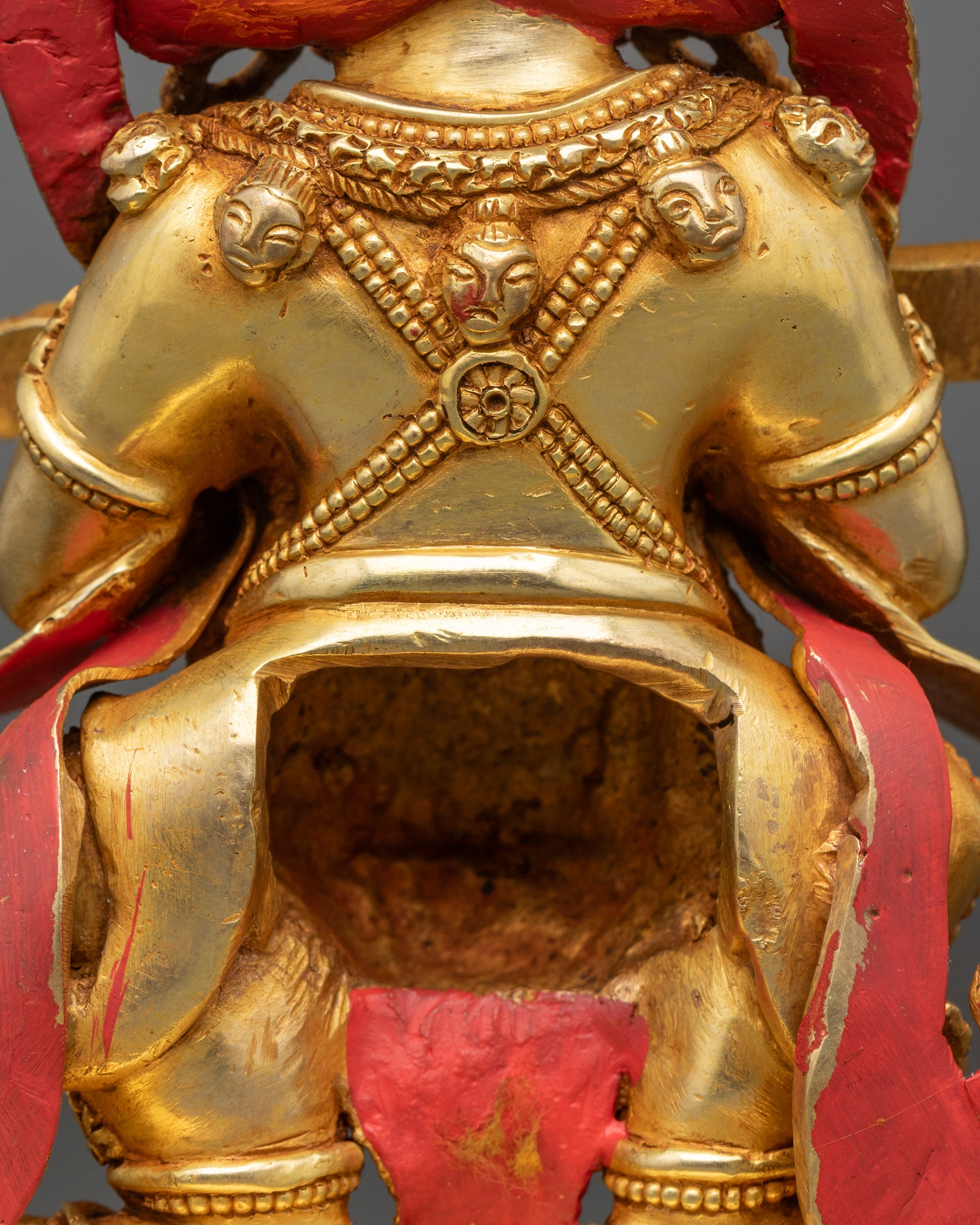 Authentic Shakya Mahakala Statue | Tibetan Buddhist Protector Figure