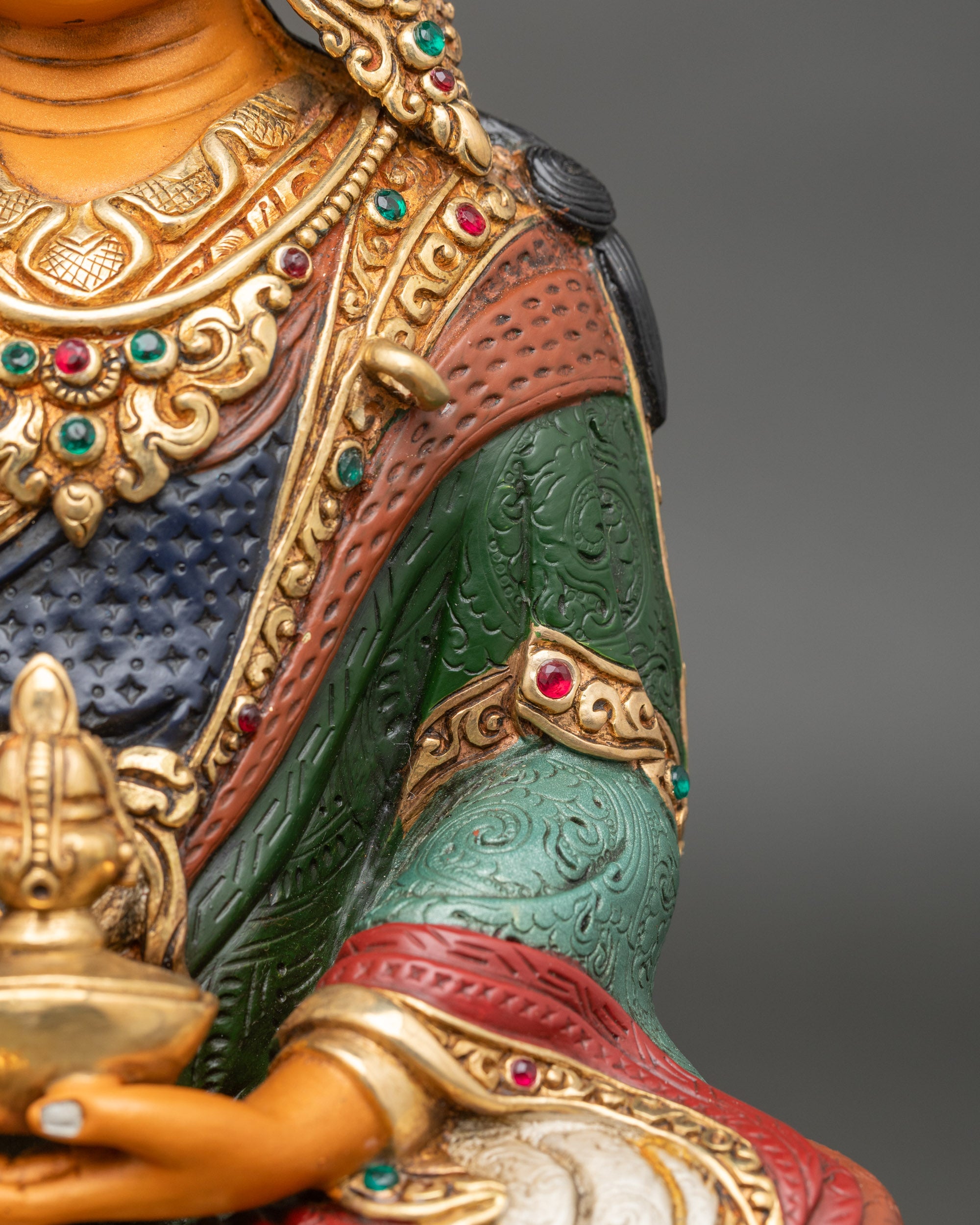 Guru Rinpoche - Himalayan Buddhist Sculpture for Sacred Decor