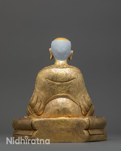 Five Shakya Masters Statue Set | Handcrafted Buddhist Deities from Nepal