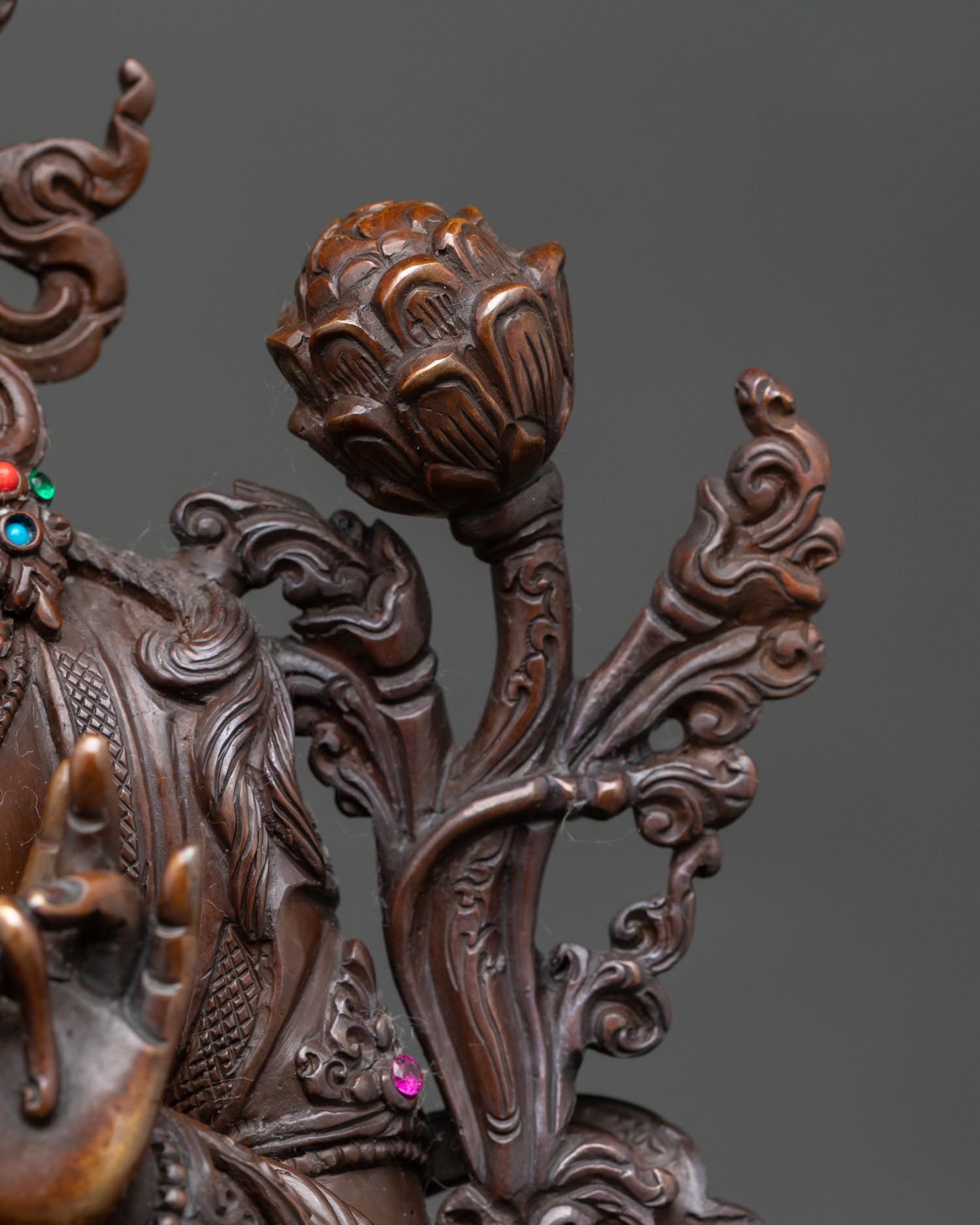 Handcrafted Green Tara Statue | Buddhist Spiritual Decor