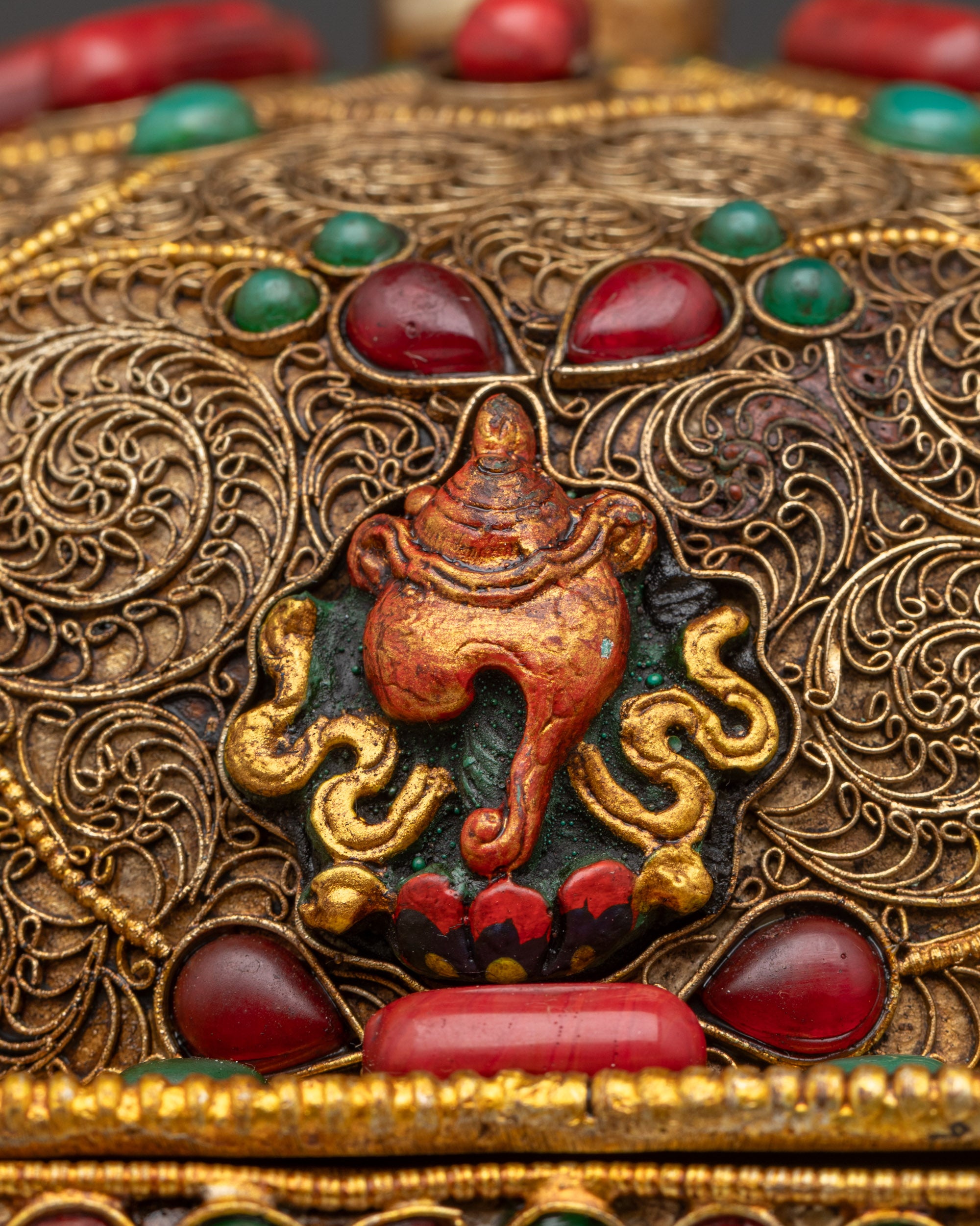 Auspicious Kapala Skull Cup | Sacred Ritual Offering Bowl Nepal