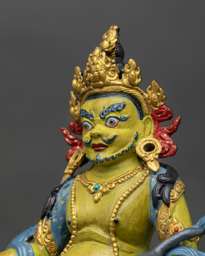 Dzambhala Sculpture for Sacred Home Decor