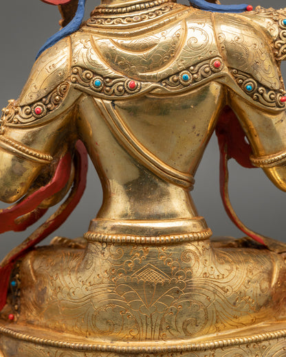 Manjushri Statue | Handmade Nepalese Buddhist Sculpture
