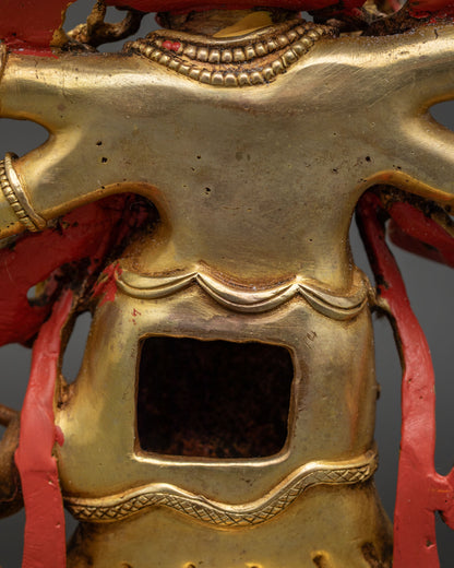 White Mahakala Statue
