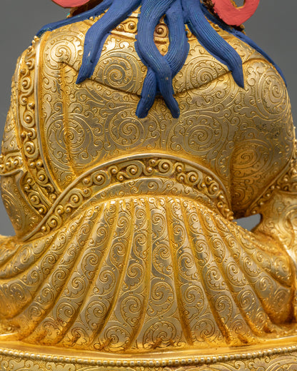 Guru Rinpoche Statue for Meditation | Tibetan Buddhist Artwork