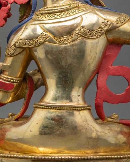 Handcrafted Manjushri Statue | Buddhist Symbol of Supreme Wisdom