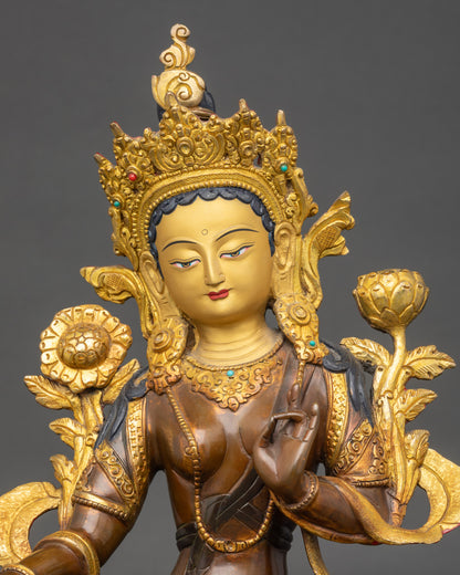 Green Tara Statue