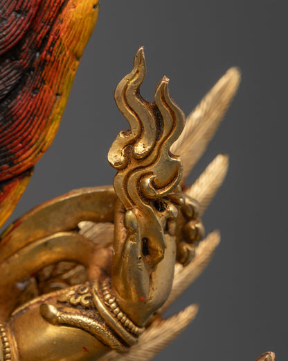 Handcrafted Vajrakilaya Statue | Buddhist Idol for Home & Altar