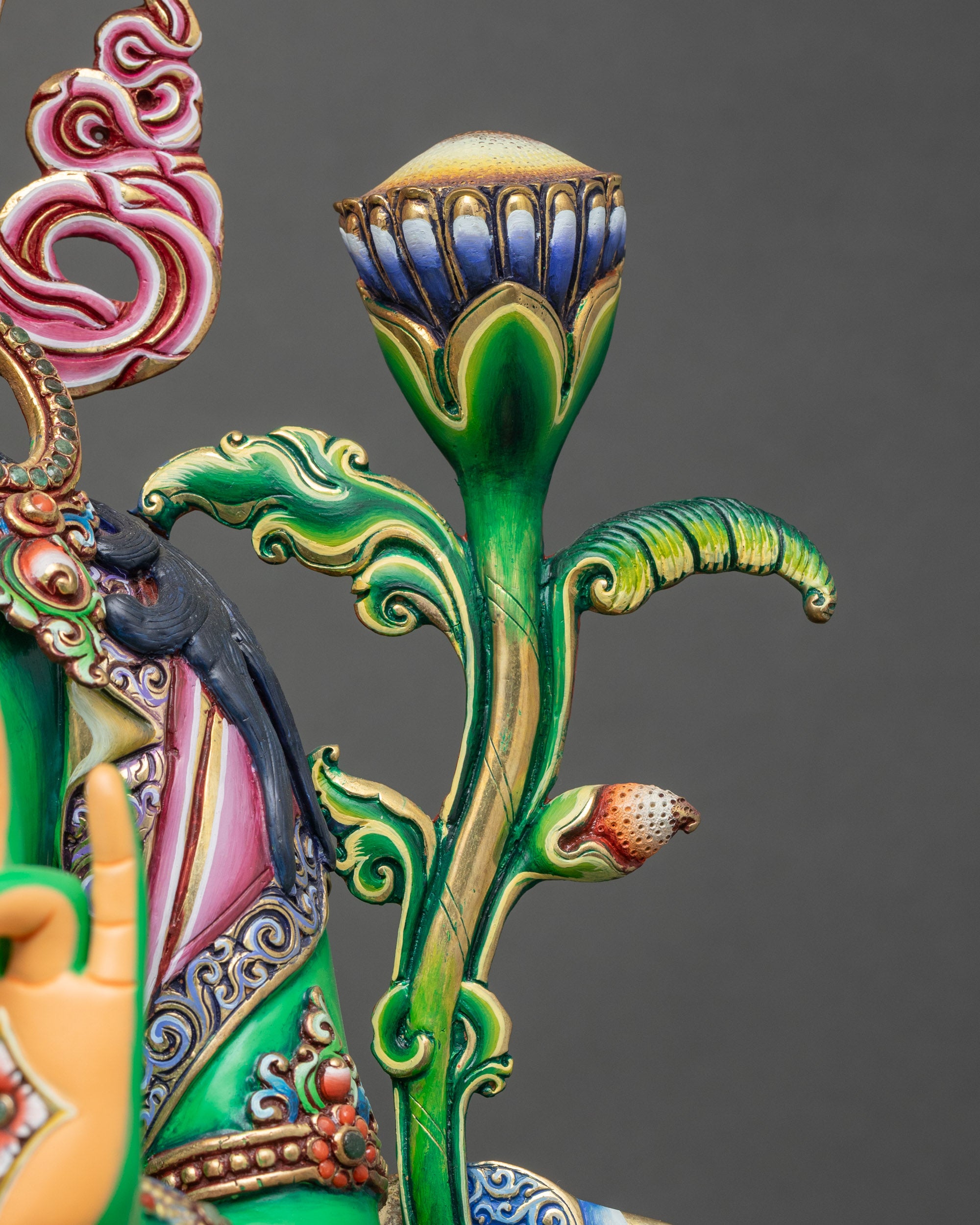 Colorful Jetsun Dolma Statue | Bring Blessings and Positive Energy