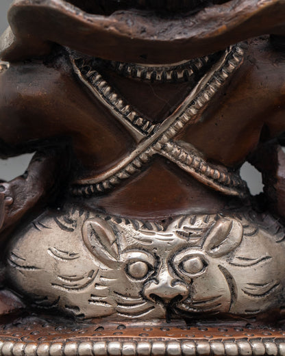 Fierce Vajradaka Statue | Oxidized Copper Sculpture