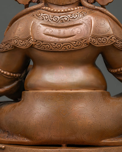 Dzambhala Statue from Nepal | Authentic Buddhist Artwork