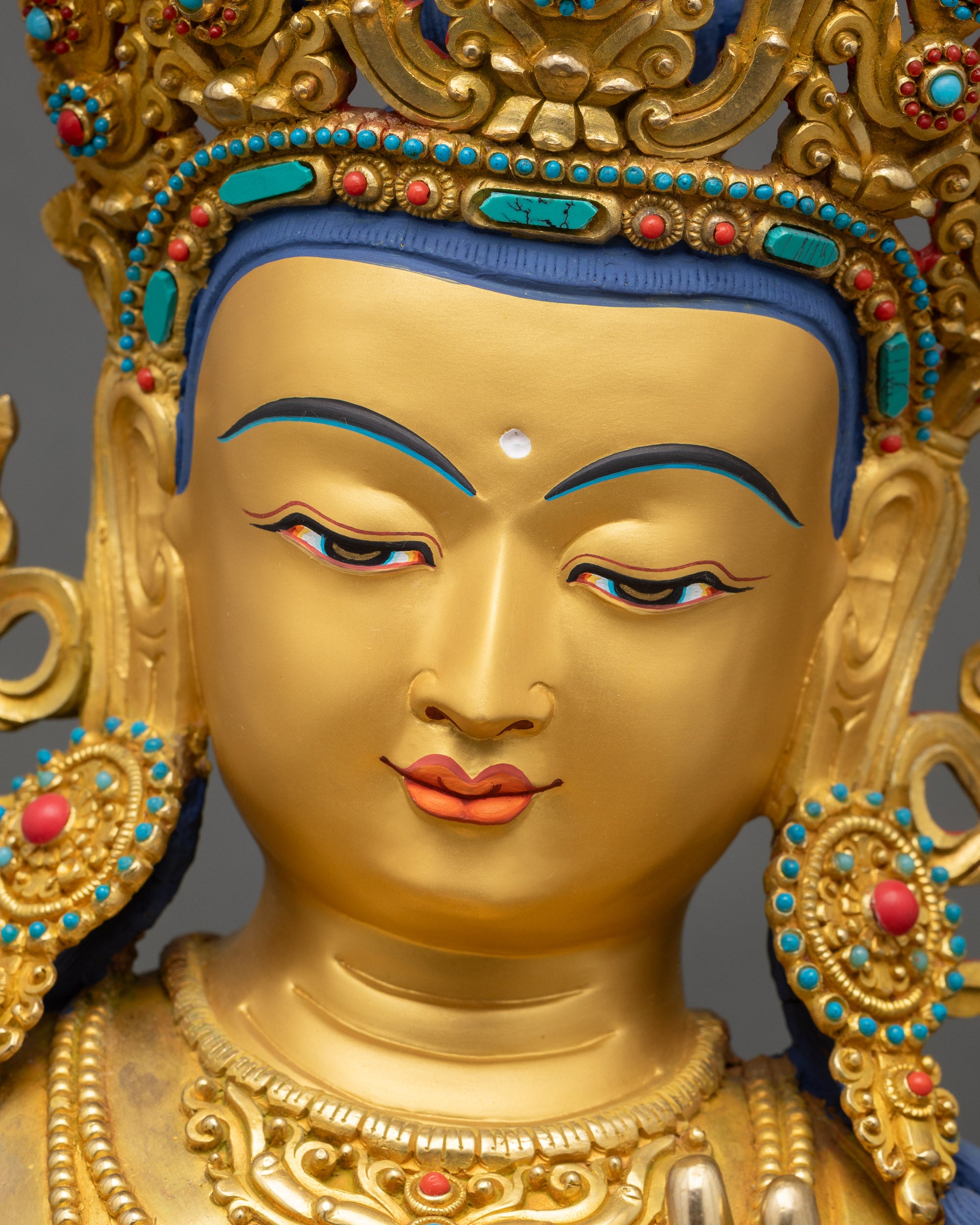 Tibetan Manjushree Sculpture – The Bodhisattva of Wisdom
