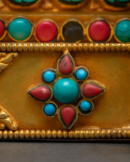 Green Tara with Throne