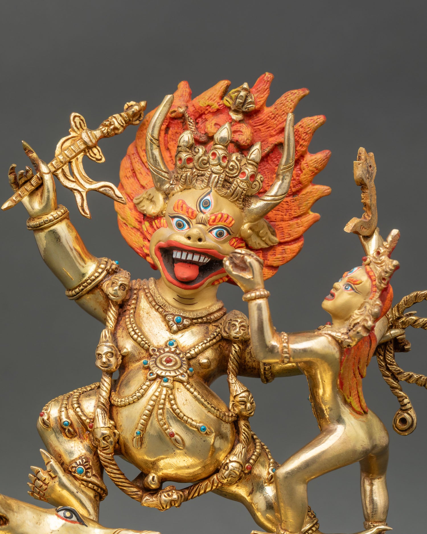 Yamantaka Statue | Tibetan Wrathful Deity of Protection