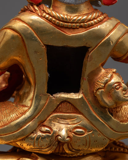Mahakala Gonpo Bramzehi Statue | Brahmanrupa Vajrayana Protector