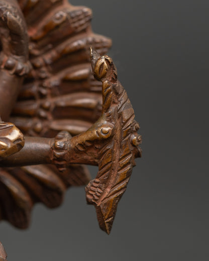 Thousand-Armed Chenrezig Bodhisattva Statue | Nepalese Craftsmanship