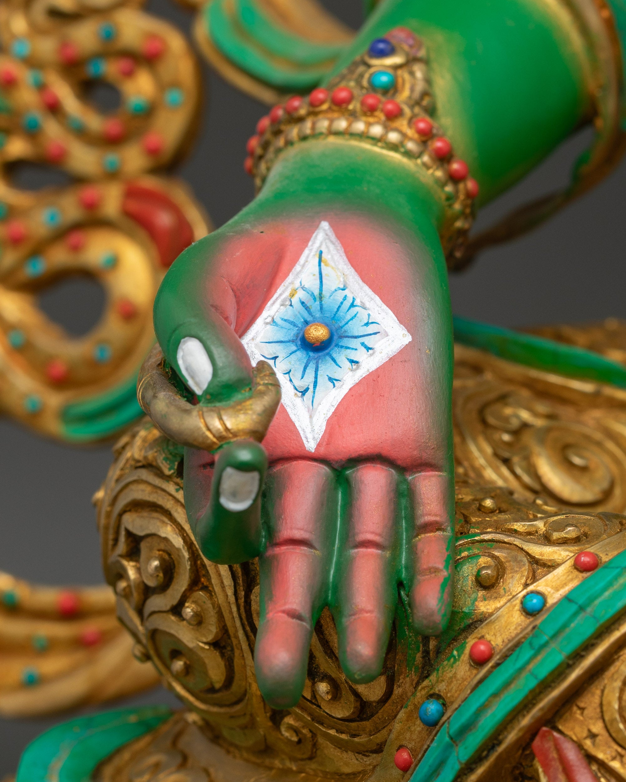 Green Tara Statue | Traditional Buddhist Art for Sacred Space
