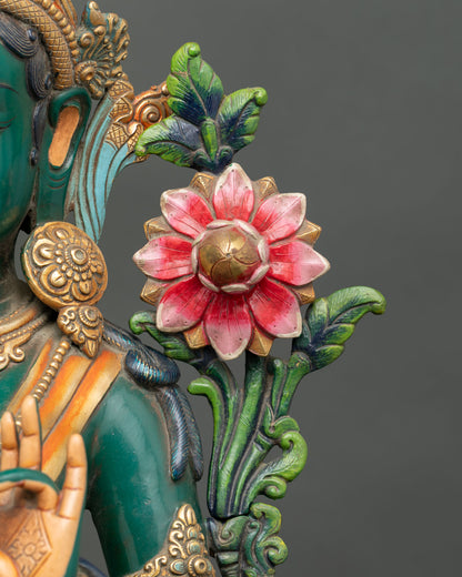Green Tara Buddha Statue | Enhance Your Spiritual Practices