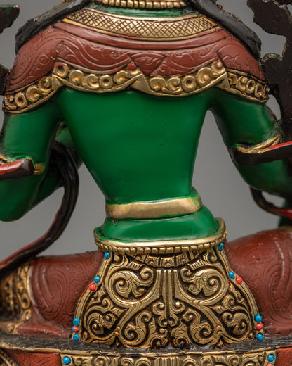 Green Colored Green Tara Goddess Statue for Sale
