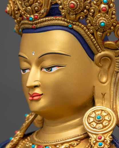 Authentic Manjushri Statue from Nepal | Symbol of Wisdom and Compassion
